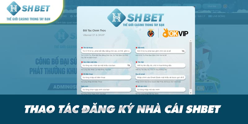 Đăng nhập SHBET