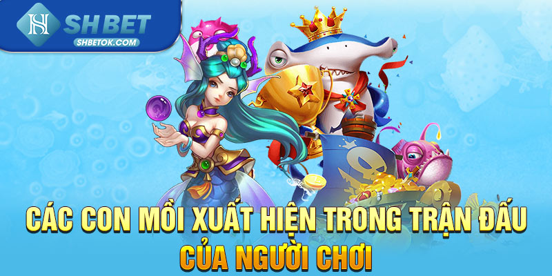 Các con mồi xuất hiện trong trận đấu của người chơi